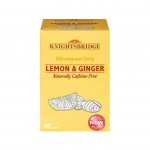 Чай Лимон и имбирь Knightsbridge lemon & ginger 40пак.