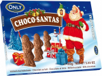 Шоколадные фигурки ONLY Choco Santas 100гр