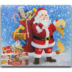 Рождественский адвент календарь со сладостями (24 вида конфет и шоколадок) 325гр