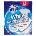 Салфетки отбеливающие для стирки белого белья At Home Wash White 12шт.