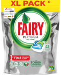 Капсулы для посудомойки Fairy Platinum All in One Original 45шт.