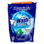  Капсулы для стирки белого белья Home wash White 30кап.