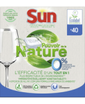 Натуральные Эко таблетки для посудомоечных машин без запаха Sun Machine All-in-1 0% 40шт.