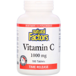 Витамин С с биофлавоноидами Natural Factors 1000 мг 180таб.
