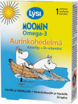 Витамин D3 + Омега-3 для детей Lysi Omega-3 Moomin 36кап.