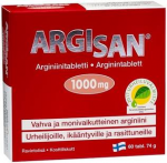 Витамины для сердца, аминокислота L-аргинин Argisan Arginine 1000mg 60кап.