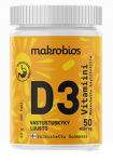 Жевательные таблетки (апельсин) Makrobios D3-vitamiini 50мг 150таб.