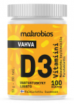 Жевательные таблетки (апельсин) Makrobios D3-vitamiini 100мг 150таб.
