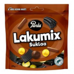  Конфеты с лакрицей шоколадные  Panda LakuMix Suklaa 275гр