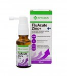 Спрей для горла при первых симптомах гриппа FluAcute Цинк, В5, глицерин, сорбитол (черная смородина) 20мл
