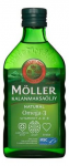 Рыбий жир Moller Omega 3 Kalanmaksaoljy с витаминами A, D3 и E, 250мл