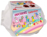 Шоколадные яйца с сюрпризом Unicorn Surprise Egg 4-Pack 80гр