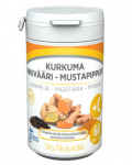 Куркума-имбирь-черный перец + витамин C Via Naturale 60шт.
