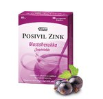 Средство (порошок) для лечения простуды и гриппа (черная смородина) Posivil Zink (цинк,витамин С)20пак.