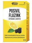 Леденцы с цинком при первых симптомах гриппа (лимон-лакрица) Posivil Fluzink 40шт.