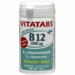  Витамин B12 1000 мкг (мята) Vitatabs 100 таб. 