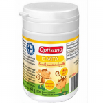 Витамин D3 для детей Оптисана, OPTISANA D-VITAMIINI 10мг 200таб.
