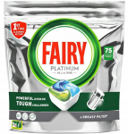 Капсулы для посудомойки Fairy Platinum All in 1, 75шт.