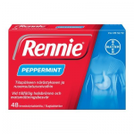 Леденцы Ренни (мята перечная) Rennie  Peppermint 48шт.