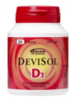 Жевательные таблетки D3 Devisol (фруктовый вкус) 20мкг, 200табл