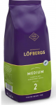 Кофе в зернах (крепость 3) Lofbergs Medium Roast 1кг