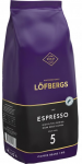 Кофе в зернах Lofbergs  Espresso (крепость 5) 1кг