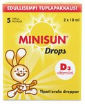  Витамин Д3 Minisun Drops 2х10мл