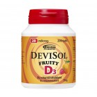 Жевательные таблетки D3 Devisol (малина,персик) 20мкг, 200табл