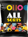 Лакричные конфеты Allsorts lakritsisekoitus 250гр