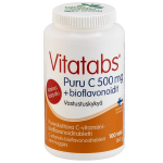 Витамин C 500 мг + биофлавоноиды Vitatabs Puru C 500 mg + bioflavonoids) 100кап.