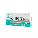 Средство от боли и жара ASPIRIN 500мг 20таб.