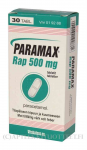  Жаропонижающее средство Paramax Rap 500 mg, Парамакс Рап 500 мг 30таб.