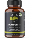 Корень коньяку Biotiva Glucomannan Глюкоманнан hochdosiert Bio 150кап.