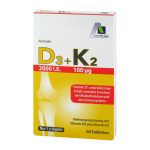 Витамин D3 2000 I.E. +K2 100мкг Avitale 60таб.