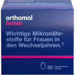 Комплекс для женщин в период менопауз Ортомол Фемин Orthomol Femin 30кап.