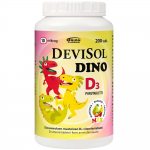 Жевательные таблетки D3 для детей Devisol (клубника,банан,груша) 10мкг, 200табл