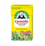 Леденцы Кармолис из альпийских трав с эфирными маслами, без сахара (лимон и мед) CARMOLIS 45гр