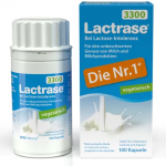 Препарат фермента лактазы Lactrase 3300 FCC 100кап.