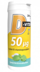 Жевательная таблетка ксилита и витамина D3 со вкусом мяты 200шт.