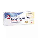 Пастилки при болях в горле и кашле без сахара (имбирь) Emser Pastilles 30шт.