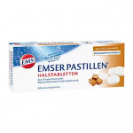  Пастилки при болях в горле и кашле (соленая карамель) Эмсер Emser Pastilles 30шт.