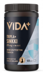 Биоактивный тройной цинк, сбалансированный медью Vida+ Tripla Sinkki 25mg + B6 & C 120таб.