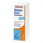Назальный спрей, при заложенности носа NasenDuo Nasenspray ratiopharm 1 mg + декспантенол 10мл