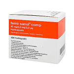 Комплекс железа (II) глицинсульфата, фолиевая кислота, витамин B12 Ferro SANOL comp 100кап.