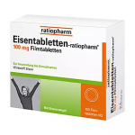 Железо Eisentabletten-ratiopharm 100мг 100шт.