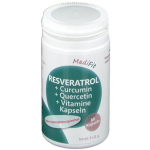  Ресвератрол + Куркумин + Кверцетин + Витамины группы В, MediFit 60кап.