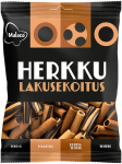 Лакричные конфеты какао, ириска и сливочная ириска Malaco Herkkulaku Mix 200гр