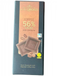 Тёмный шоколад J.D.Gross 56 % какао, с кофейной начинкой Premium 125гр