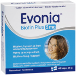  Комплекс для волос, ногтей и кожи Evonia Biotin Plus 60кап.