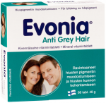 Витаминно-минеральный комплекс от поседения волос Evonia Anti Grey Hair 60кап.